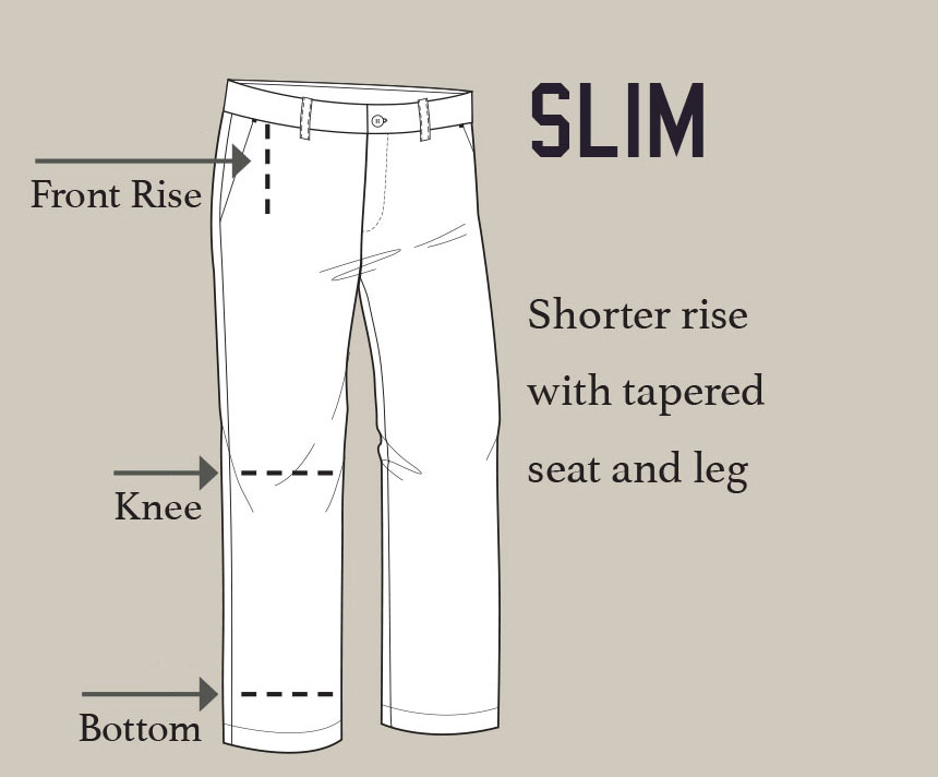 Size Chart | All American Khakis